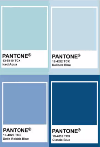 Pantone mavi